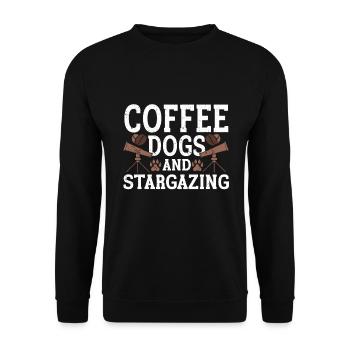 Stargazer Poison Cosmology Stargazing - Unisex Sweatshirt - black - Front - Alina (178cm) & Michal (187cm)