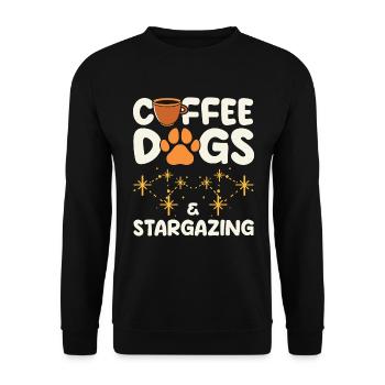 Stargazer Poison Cosmology Stargazing - Unisex Sweatshirt - black - Front - Alina (178cm) & Michal (187cm)