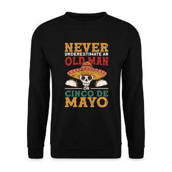Cinco De Mayo Mexican Party Cinco De Mayo - Unisex Sweatshirt - black - Front - Alina (178cm) & Michal (187cm)