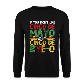 Cinco De Mayo Mexican Party Cinco De Mayo - Unisex Sweatshirt - black - Front - Alina (178cm) & Michal (187cm)