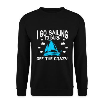 Voilier Cadeau Voilier Capitaine de navigation - Sweat-shirt Unisexe - noir - Devant - Alina (178cm) & Michal (187cm)