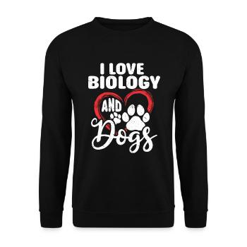 Biologiste Cadeau Biologie - Sweat-shirt Unisexe - noir - Devant - Alina (178cm) & Michal (187cm)