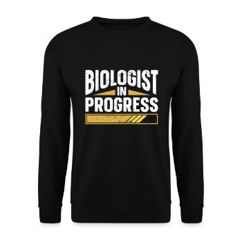 Biologiste Cadeau Biologie - Sweat-shirt Unisexe - noir - Devant - Alina (178cm) & Michal (187cm)
