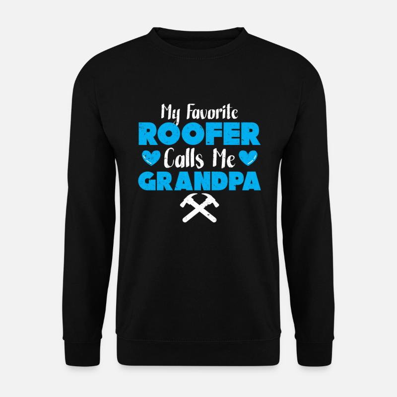 Dachdecker Geschenk Arbeit Handwerker Dachdecker - Unisex Pullover - Schwarz