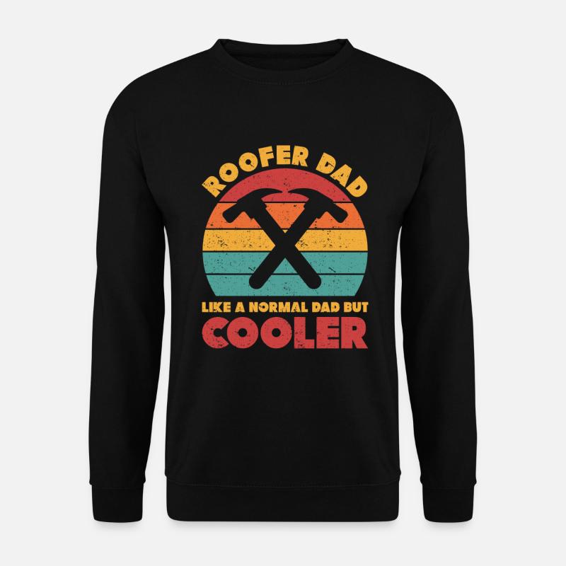 Dachdecker Geschenk Arbeit Handwerker Dachdecker - Unisex Pullover - Schwarz