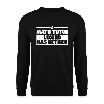 Tutor Geschenk Tutor - Unisex Pullover - Schwarz - Vorne - Alina (178cm) & Michal (187cm)