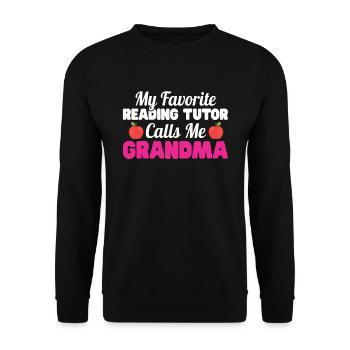 Tutor Geschenk Tutor - Unisex Pullover - Schwarz - Vorne - Alina (178cm) & Michal (187cm)