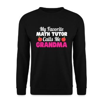 Tutor Geschenk Tutor - Unisex Pullover - Schwarz - Vorne - Alina (178cm) & Michal (187cm)