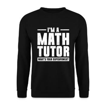 Tutor Geschenk Tutor - Unisex Pullover - Schwarz - Vorne - Alina (178cm) & Michal (187cm)
