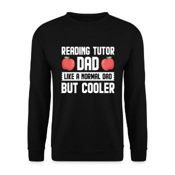 Tutor Geschenk Tutor - Unisex Pullover - Schwarz - Vorne - Alina (178cm) & Michal (187cm)