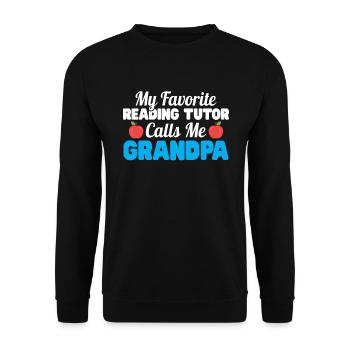 Tutor Geschenk Tutor - Unisex Pullover - Schwarz - Vorne - Alina (178cm) & Michal (187cm)