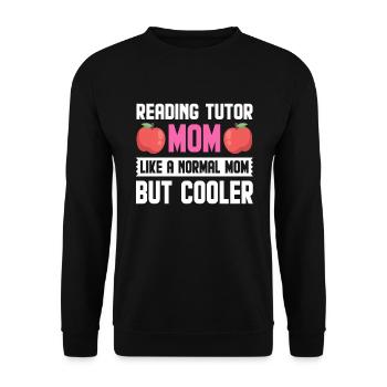 Tutor Geschenk Tutor - Unisex Pullover - Schwarz - Vorne - Alina (178cm) & Michal (187cm)
