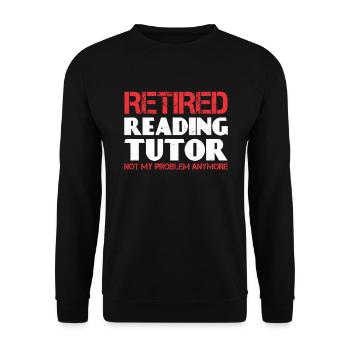 Tutor Geschenk Tutor - Unisex Pullover - Schwarz - Vorne - Alina (178cm) & Michal (187cm)