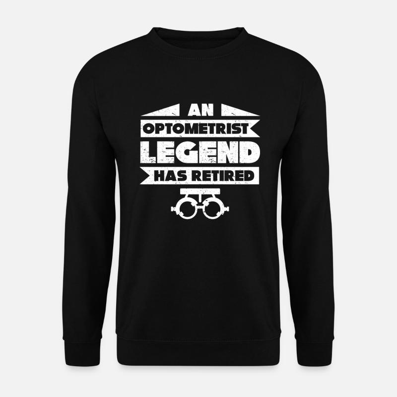 Optiker Geschenk Optometrie - Unisex Pullover - Schwarz