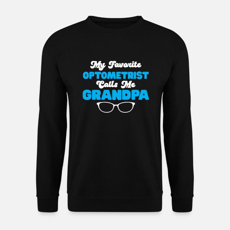 Optiker Geschenk Optometrie - Unisex Pullover - Schwarz