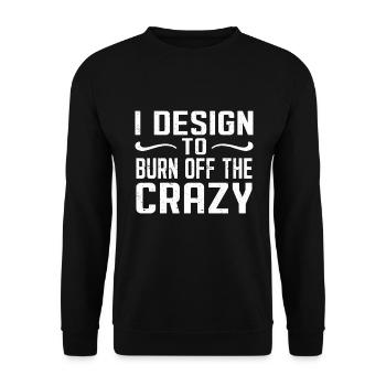 Interior Designer Gift Interior Decoration Designer - Unisex Sweatshirt - black - Front - Alina (178cm) & Michal (187cm)
