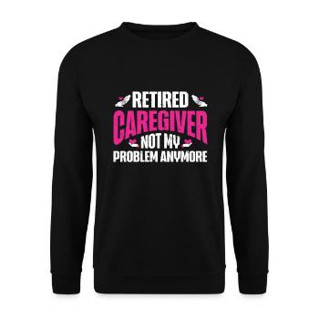 Nurse Gift Nurse - Unisex Sweatshirt - black - Front - Alina (178cm) & Michal (187cm)