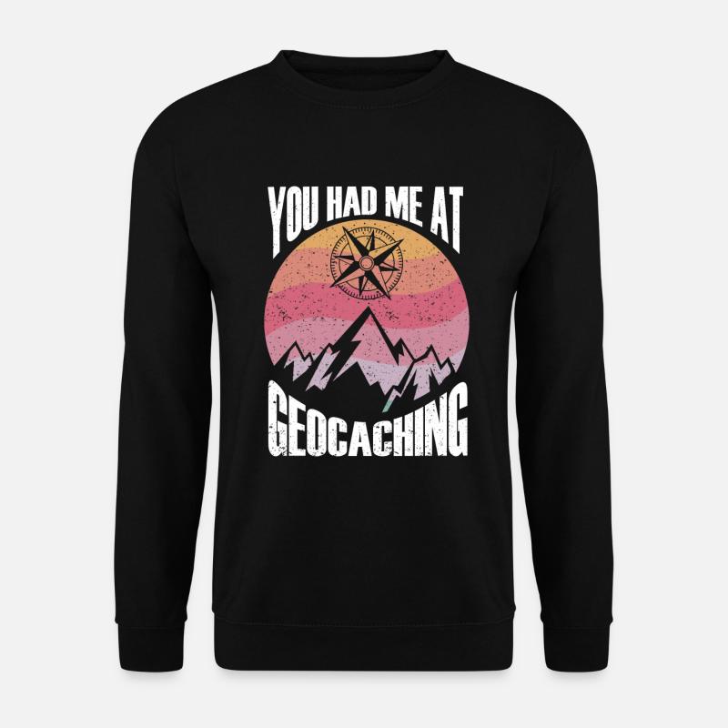 Geocaching Gift Geocacher Geocache - Unisex Sweatshirt - black