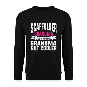Échafaudage Cadeau Artisan Travail Échafaudage - Sweat-shirt Unisexe - noir - Devant - Alina (178cm) & Michal (187cm)