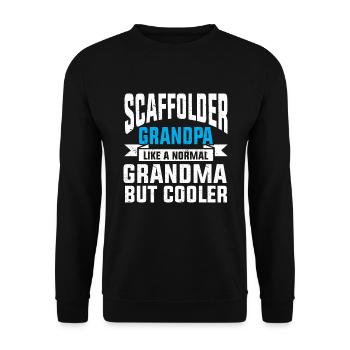Échafaudage Cadeau Artisan Travail Échafaudage - Sweat-shirt Unisexe - noir - Devant - Alina (178cm) & Michal (187cm)