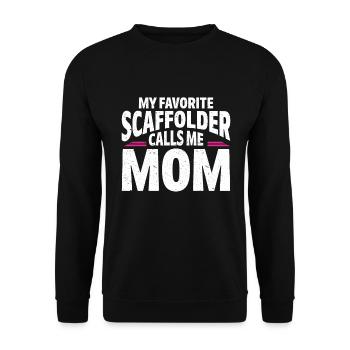 Échafaudage Cadeau Artisan Travail Échafaudage - Sweat-shirt Unisexe - noir - Devant - Alina (178cm) & Michal (187cm)