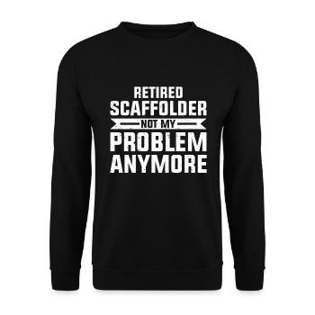 Échafaudage Cadeau Artisan Travail Échafaudage - Sweat-shirt Unisexe - noir - Devant - Alina (178cm) & Michal (187cm)