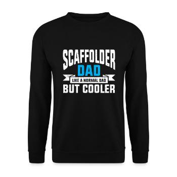 Échafaudage Cadeau Artisan Travail Échafaudage - Sweat-shirt Unisexe - noir - Devant - Alina (178cm) & Michal (187cm)