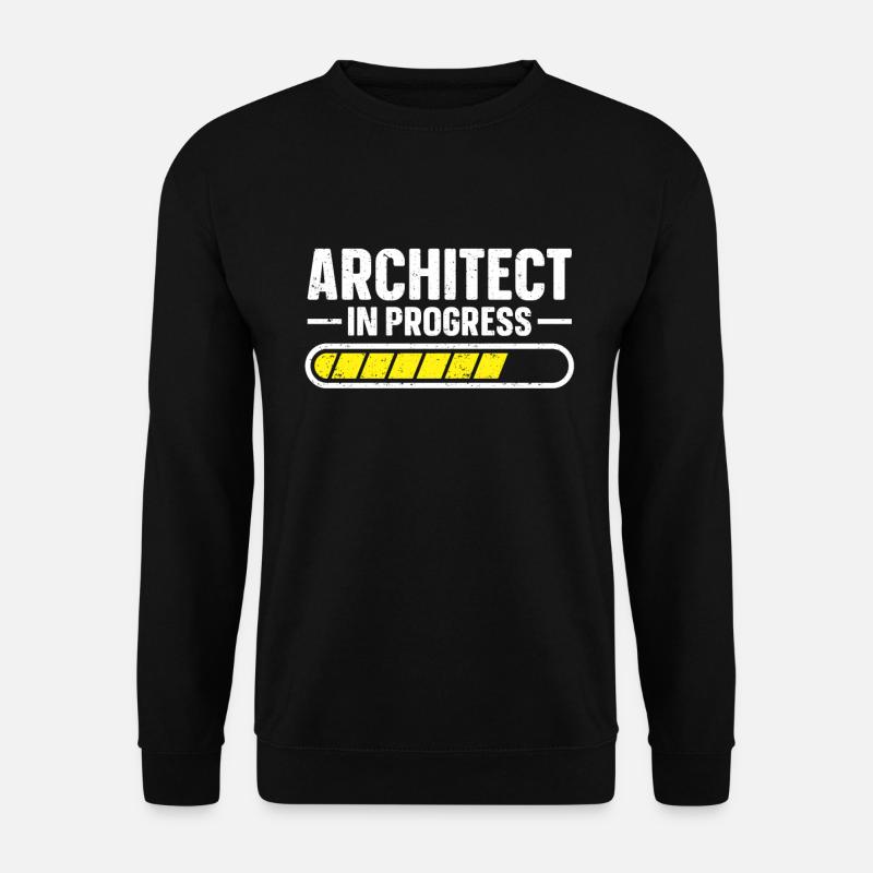 Cadeau d’architecte, amoureux de l’architecture - Sweat-shirt Unisexe - noir