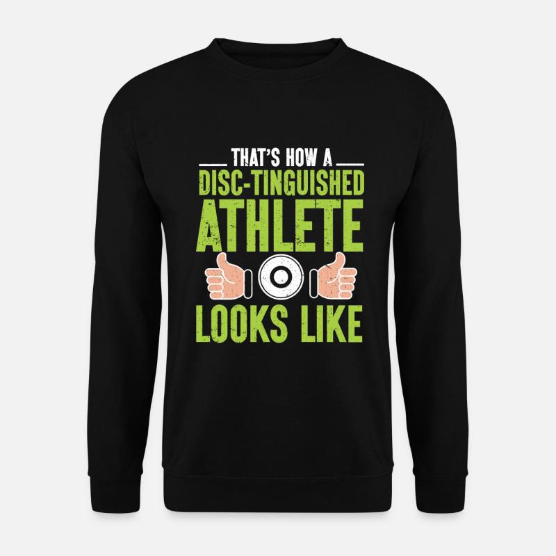 Discus thrower Athletics Disc throw - Unisex Sweatshirt - black