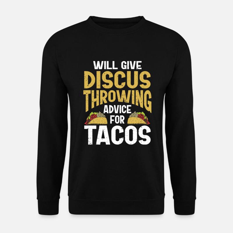 Discus thrower Athletics Disc throw - Unisex Sweatshirt - black