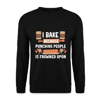 Pâtisserie cadeau boulanger pour les boulangers - Sweat-shirt Unisexe - noir - Devant - Alina (178cm) & Michal (187cm)