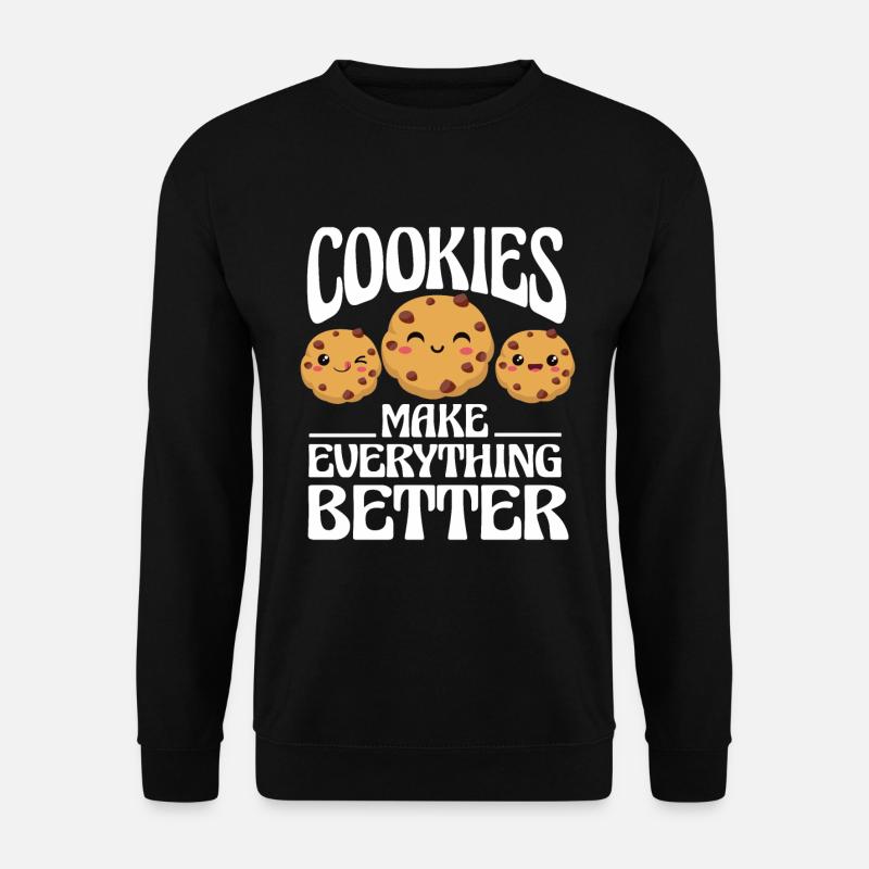 Biscuits Cuisson Noël Cookie Baker - Sweat-shirt Unisexe - noir
