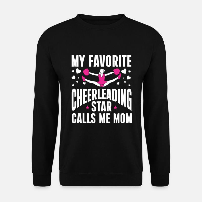 Cheerleader Cheerleading Cheer Mutter - Unisex Pullover - Schwarz