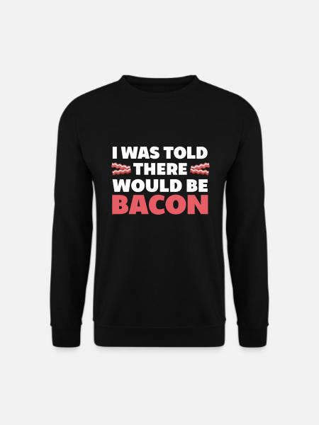 Bacon Food Pork Bacon - Unisex Sweatshirt - black