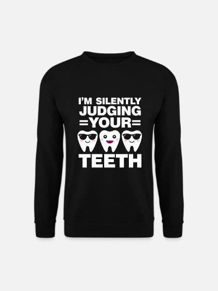 Zahnarzt Student Abschluss Zähne Zahnmedizin - Unisex Pullover - Schwarz