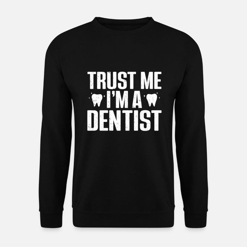 Zahnarzt Student Abschluss Zähne Zahnmedizin - Unisex Pullover - Schwarz