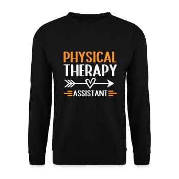 Kinésithérapeute Physiothérapie - Sweat-shirt Unisexe - noir - Devant - Alina (178cm) & Michal (187cm)