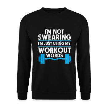 Personal Trainer Coach Gym Workout Fitness Trainer - Unisex Sweatshirt - black - Front - Alina (178cm) & Michal (187cm)