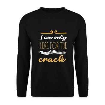 Chiropraktiker Chiropraktik - Unisex Pullover - Schwarz - Vorne - Alina (178cm) & Michal (187cm)