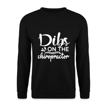 Chiropraktiker Chiropraktik - Unisex Pullover - Schwarz - Vorne - Alina (178cm) & Michal (187cm)