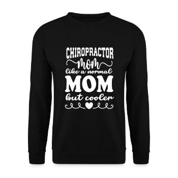 Chiropraktiker Chiropraktik - Unisex Pullover - Schwarz - Vorne - Alina (178cm) & Michal (187cm)
