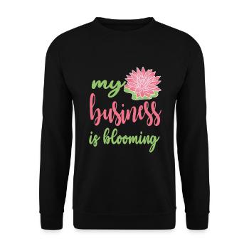 Floral Designer Floristry Florist Florist - Unisex Sweatshirt - black - Front - Alina (178cm) & Michal (187cm)
