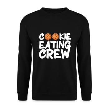 Cuisson Jeu de mots Cuire Cuisinier Chef Boulanger - Sweat-shirt Unisexe - noir - Devant - Alina (178cm) & Michal (187cm)