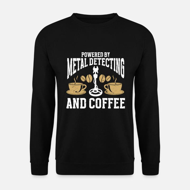 Metalldetektor Schatzsuche - Unisex Pullover - Schwarz