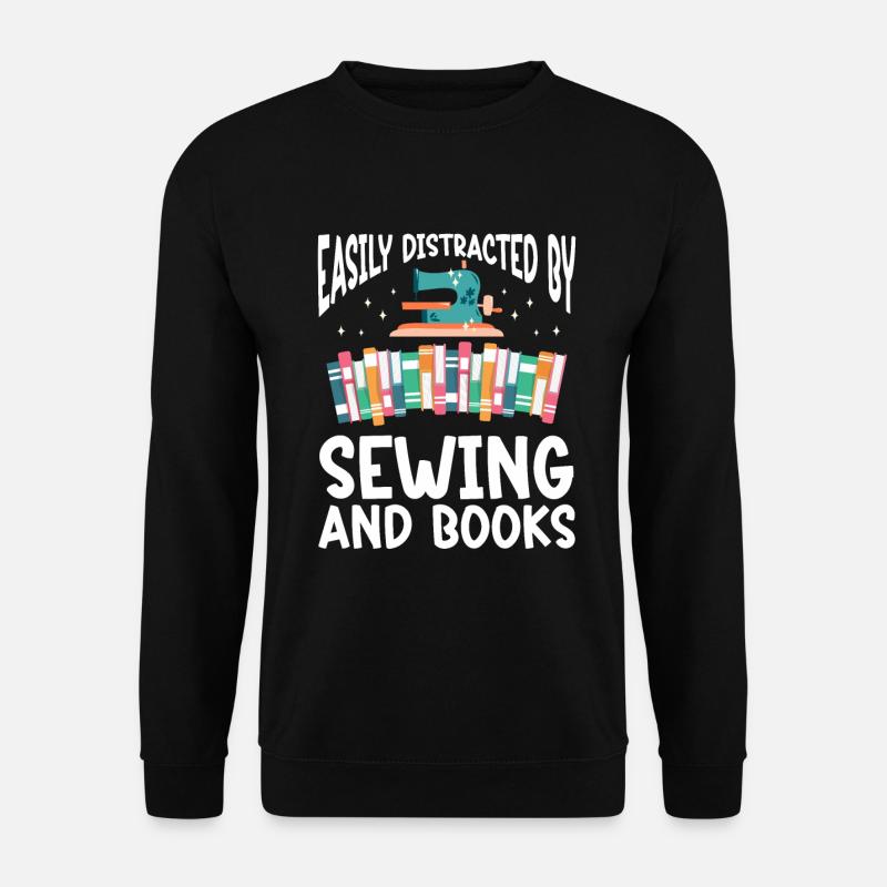 Sewing Seamstress Sewing Machine - Unisex Sweatshirt - black