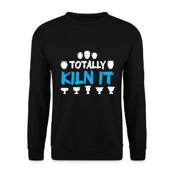 Céramiste Argile Poterie - Sweat-shirt Unisexe - noir - Devant - Alina (178cm) & Michal (187cm)