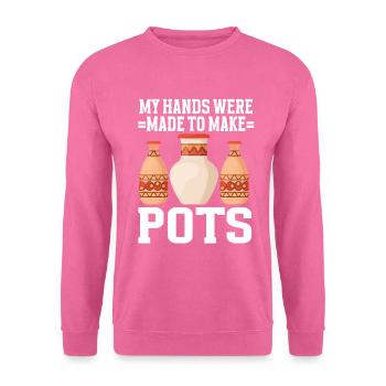 Keramikkünstler Ton Töpfern - Unisex Pullover - Pink - Vorne