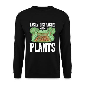 Gartenbau LandschaftsbauGarten Gärtner - Unisex Pullover - Schwarz - Vorne - Alina (178cm) & Michal (187cm)