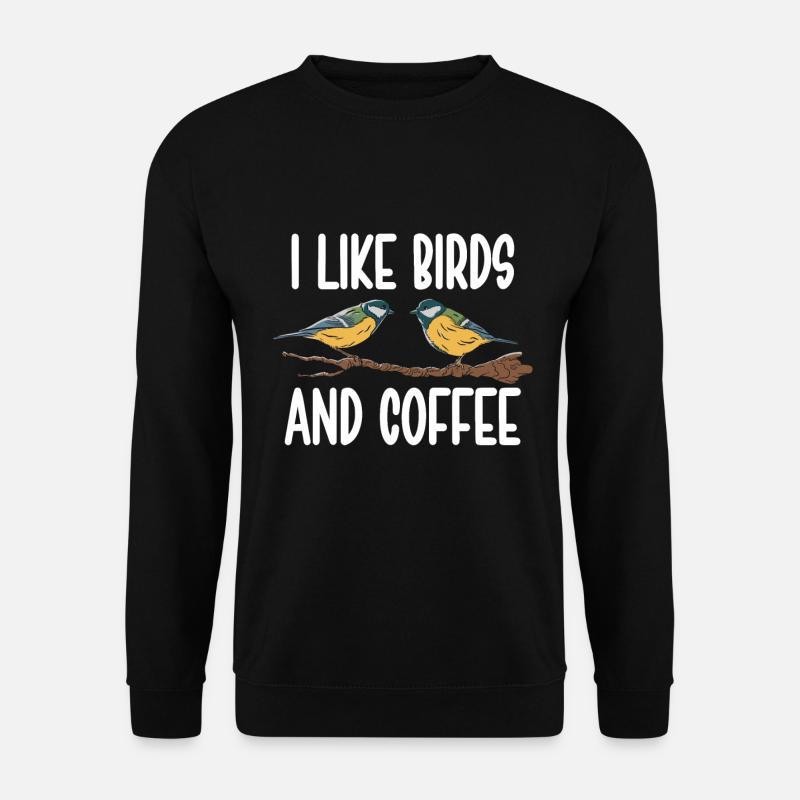 Birdwatching Birding Birds Birdwatcher - Unisex Pullover - Schwarz