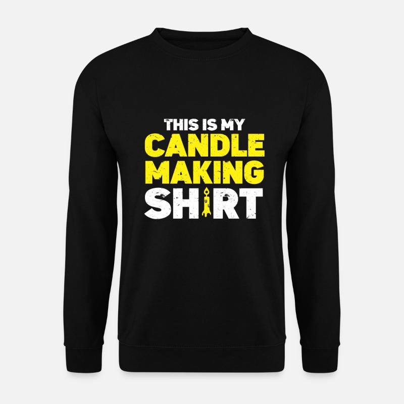 Kerzenmacher Kerzenherstellung - Unisex Pullover - Schwarz